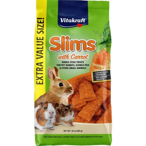 Vitakraft, Vitakraft Slims Treats, 10 Oz, Carrot