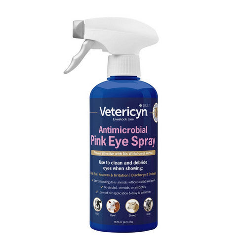 Vetericyn Plus, Vetericyn Plus Antimicrobial Pink Eye Spray, 16 Oz