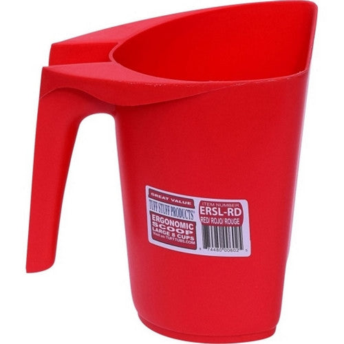 Ergonomic Scoop 2 QT,Red by Tuff Stuff