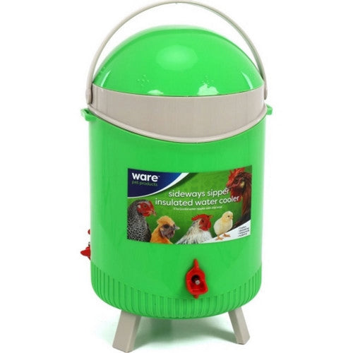 Ware, Sideways Sipper Insulated Water Cooler, 1.2 Gallons,Green