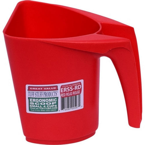 Tuff Stuff Ergonomic Scoop 1 QT,Red by Tuff Stuff