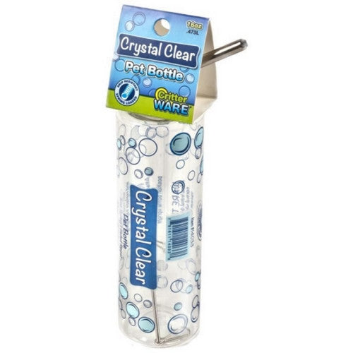 Ware, Ware Crystal Clear Pet Bottle Attaches To Cage, 16 Oz