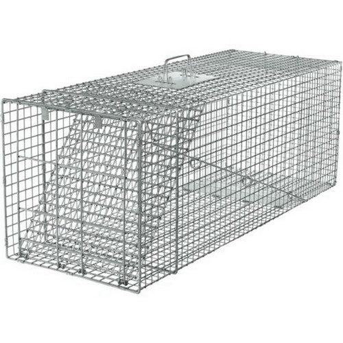 Havahart, Havahart 1-Door Extra Large Animal Trap, 42 X 15 X 15 Inches, Stainless Steel