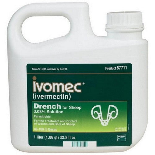 Ivomec, Ivomec Drench .08% Solution Dewormer For Sheep, 1 L