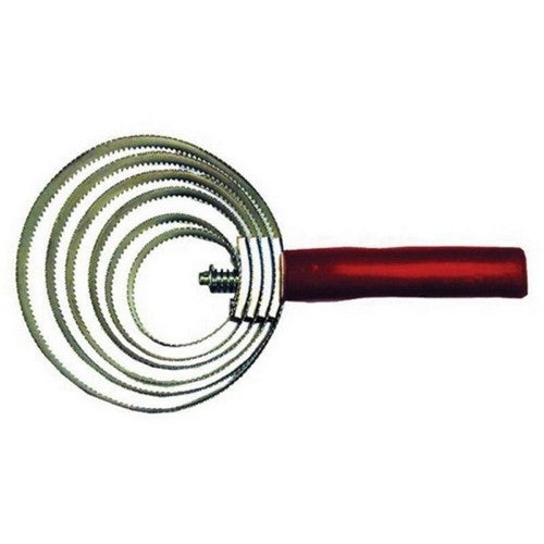 Horse & Livestock Prime, Spiral Curry Comb, JUMBO,Red