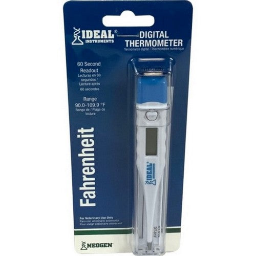 Digital Thermometer W/Hard Plastic Case 5 IN by Ideal