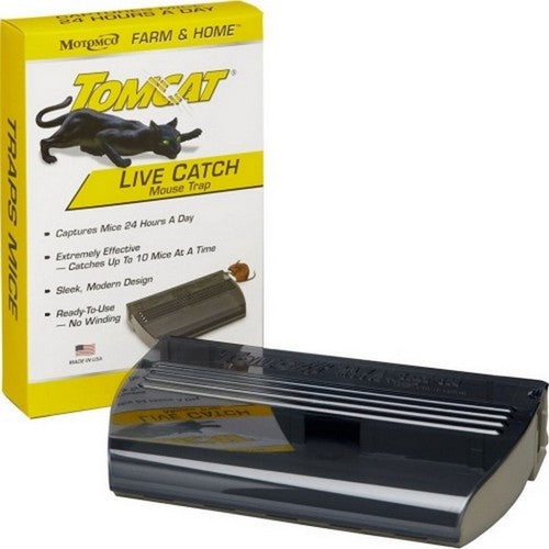 Tomcat Live Catch Mouse Trap 1 Pack,Black by Tomcat