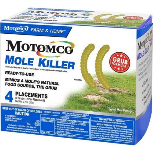 Motomco Mole Killer Grub Formula Rtu 4 Pack by Motomco