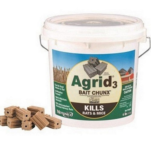 Agrid 3, Agrid 3 Bait Chunx Pail, 4 Lbs