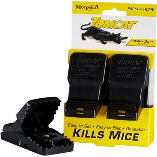 Tomcat Heavy Duty Mouse Traps 2 Pack,Black by Tomcat
