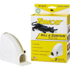 Tomcat Kill & Contain Mouse Trap 2 Pack,White by Tomcat