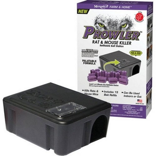 Prowler, Prowler Rat & Mouse Refillable Bait Station, 15 Pack