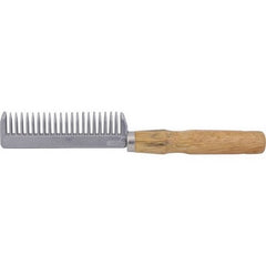 Aluminum Tail Comb W/Wood Handle 6 IN by Partrade