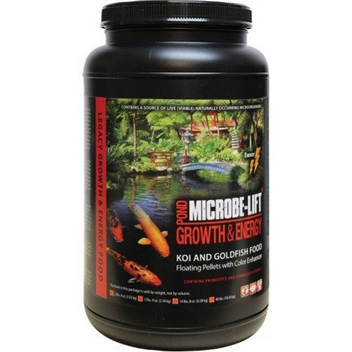 Microbe-Lift, Microbe-Lift Growth & Energy Koi & Goldfish Food, 2.25 Lbs