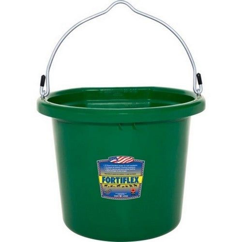 Fortiflex Flat Back Bucket 20 QT,Green by Fortiflex