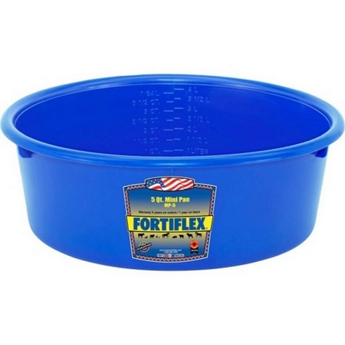 Fortiflex Mini Pan Feeder 5 QT,Blue by Fortiflex