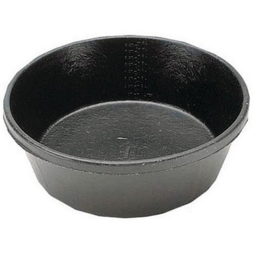 Fortex, Fortex Rubber Stall Feeder, 8 QT,Black