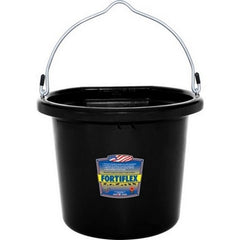 Fortiflex Flat Back Bucket 20 QT,Black by Fortiflex