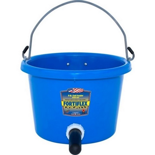 Fortiflex, Fortiflex Calf-Mate Calf Feeder, 8 QT,Blue