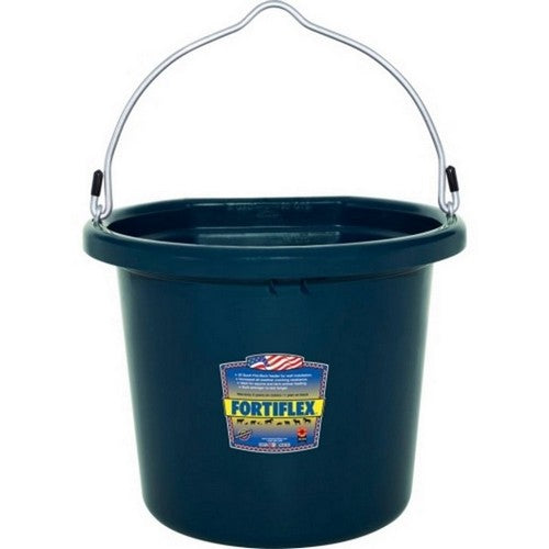 Fortiflex Flat Back Bucket 20 QT,Dark Green by Fortiflex