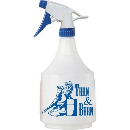 Spray Bottle Equine Turn & Burn Imprint 36 Oz, Blue by Tolco