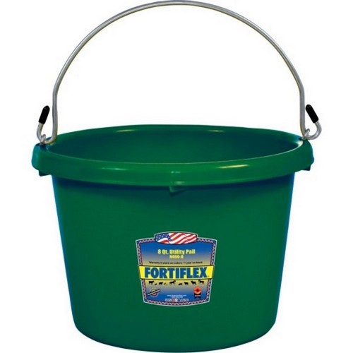 Fortiflex Utility Pail 8 QT,Dark Green by Fortiflex