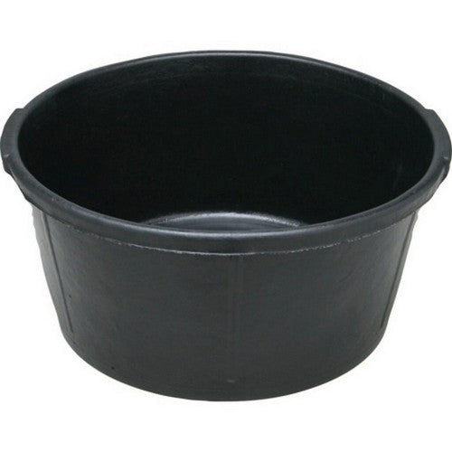 Fortex, Fortex Rubber Stall Feeder, 6.5 Gallons,Black