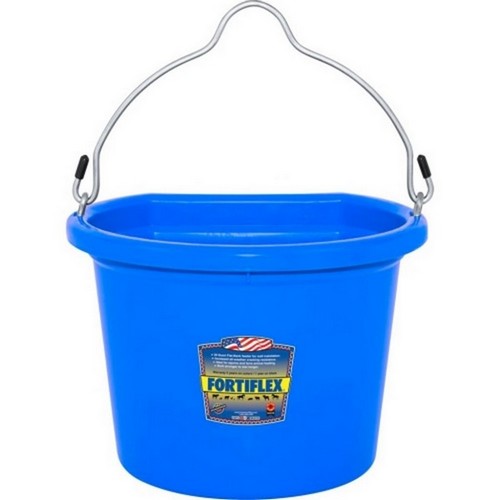 Fortiflex Flat Back Bucket 8 QT,Sky Blue by Fortiflex