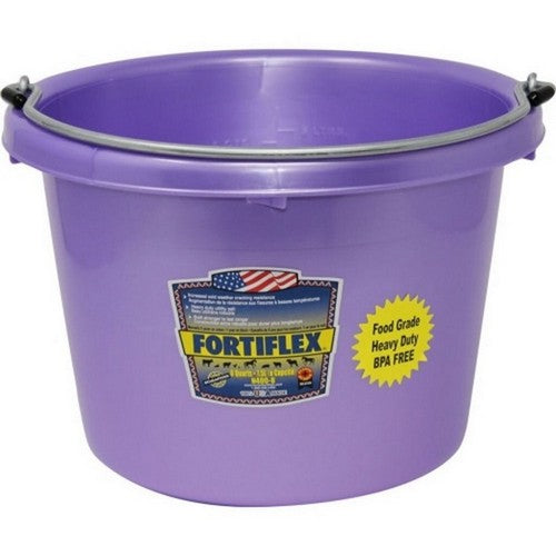 Fortiflex, Fortiflex Utility Pail, 8 QT,Purple