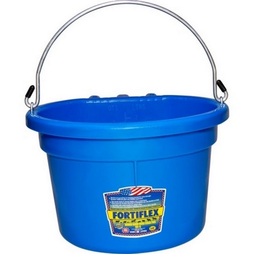 Fortiflex, Fortex Round Over The Fence Pail With Handle, 8 QT,Blue
