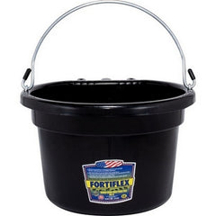 Fortex Round Over The Fence Pail With Handle 8 QT,Black by Fortiflex