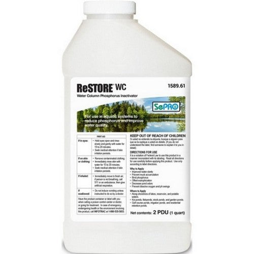 Sepro, Restore Wc Water Quality Enhancer & P Inactivator, QT
