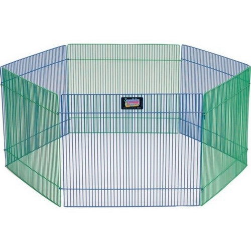 Midwest Homes, Small Animal Play Pen, 15 X 19 Inches, White