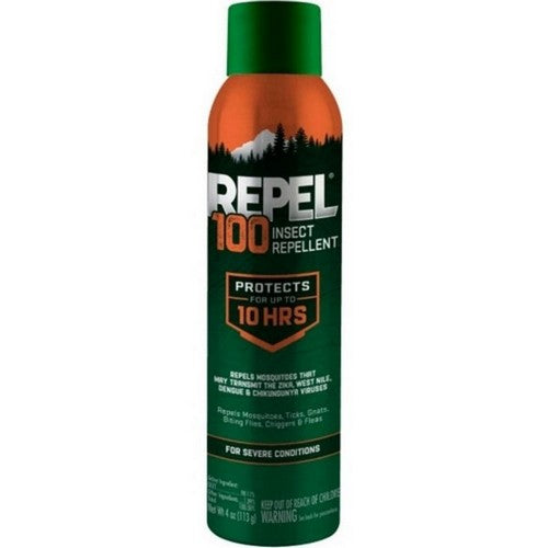 Repel, Repel 100 Insect Repellent Aerosol, 4 Oz