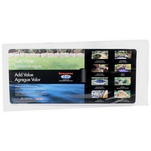 Pondgard, Firestone Pondgard Epdm Pond Liner, 10 X 15 Feet / 45 MIL, Black