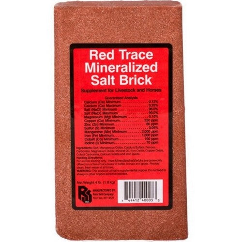 Roto Salt, Salt Brick, 4 Lbs, Mineral (Case Of 15)