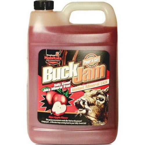 Evolved, Evolved Buck Jam Instant Mineral Lick, 1 Gallons,Apple