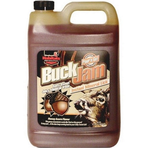Evolved, Evolved Buck Jam Instant Mineral Lick, 1 Gallons,Honey Acorn