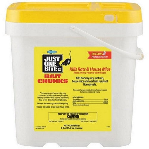 Just One Bite Ii Bait Chunks Pail 8 Lbs / 64 PC by Just One Bite