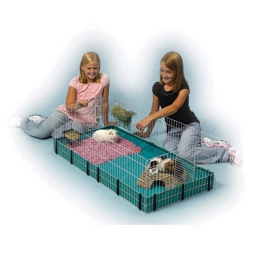 Midwest Homes, Guinea Habitat, 47 X 24 X 14 Inches, White