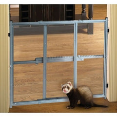 Marshall Ferret Better View Gate 24-36 X 24 Inches, Gray by Marshall