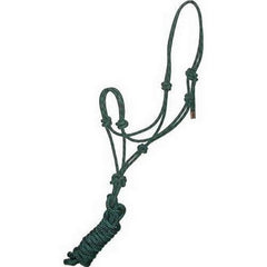 Gatsby Classic Cowboy Rope Halter W/Lead HORSE,Beige/Black by Gatsby