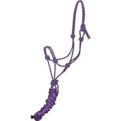 Gatsby Classic Cowboy Rope Halter W/Lead HORSE,Black/Purple by Gatsby