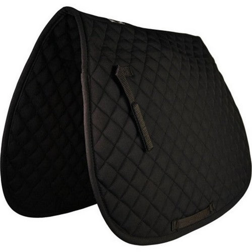 Gatsby, Gatsby Basic All-Purpose Saddle Pad, 22 X 18 Inches, Black