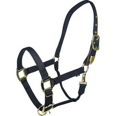 Gatsby Gold Adjustable Safety Breakaway Halter HORSE,Black by Gatsby