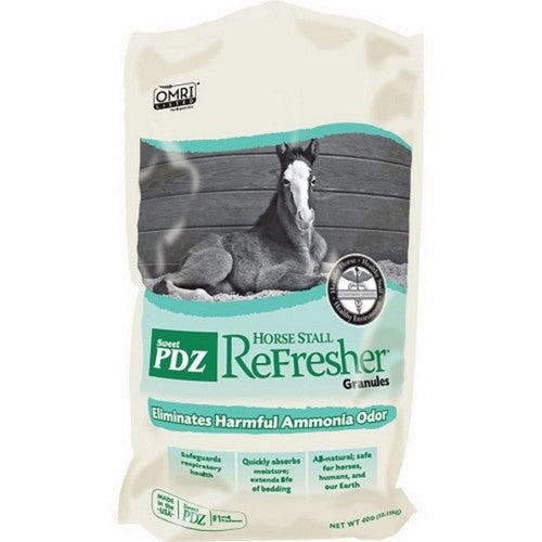 Sweet Pdz, Sweet Pdz Horse Stall Refresher Granules, 40 Lbs,White
