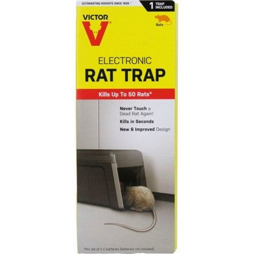 Victor Electronic Rat Trap 1 Pack,Black by Victor