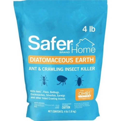 Safer, Safer Home Diatomaceous Earth For Crawling Insects, 4 Lbs