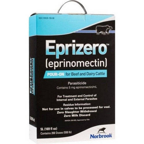 Eprizero Pour On For Beef & Dairy Cattle 5 L by Norbrook