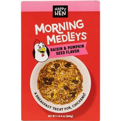 Happy Hen Morning Medley Treats For Chickens 1.5 Lbs,Raisin/Pumpkin by Happy Hen Treats